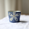 日式可爱陶瓷杯子直口杯茶杯猪口杯复古风釉下彩和风水杯创意