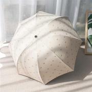 鸟笼伞拱形雨伞公主伞，蘑菇伞防晒防紫外线黑胶，遮阳折叠女太阳伞夏
