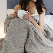 诺雪丝曼仿羊羔绒小毛毯被子，空调被冬季羊绒办公室午睡毯子被保暖