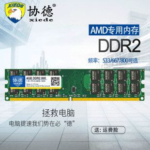 协德amd专用条ddr28004g台式机，内存条兼容2g667533