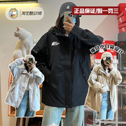 thenorthface北面男女，情侣户外防风连帽冲锋衣，夹克外套nj3bq00a