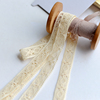 米色纯棉线蕾丝服装制衣材料手工蕾丝辅料