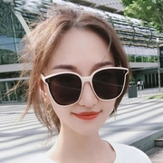 韩版大框防晒墨镜，女2024男生户外时尚太阳眼镜，显脸小圆脸遮阳