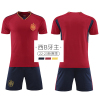 足球服世界西班牙球衣杯佩德里加维10号球服儿童队服男定制套装