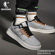 中国乔丹男鞋2023秋季皮面运动鞋空军一号，低帮板鞋男