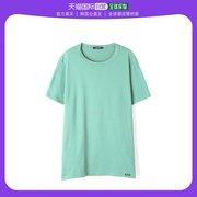 韩国直邮tomford上装t恤男女款荧光，绿圆领短袖透气舒适百搭潮流