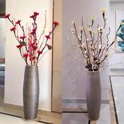 落地陶瓷大花瓶家居装饰欧式简约现代客厅创意摆件干插花仿真套装