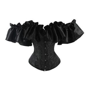 欧式名媛婚纱马甲corset宫廷塑身衣，绑带聚拢束腰，胸衣复古大码内衣