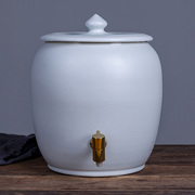 陶瓷水缸大号陶瓷储水罐，酒缸带龙头净水缸，茶水缸陶瓷10升15升25升