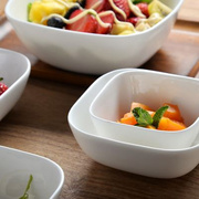 2022骨瓷方碗家用面碗方形陶瓷，沙拉碗四方，蒸碗专用碗烤碗白瓷