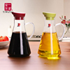 一屋窑高硼硅耐热玻璃油壶厨房日用调味酱油瓶，fh-953密封油醋瓶