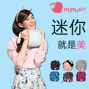 momogirl运动包女韩版小挎包，帆布斜挎单肩包包，休闲卡拉羊小包布包