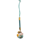 luckycat招财猫吉祥手机绳背包，挂件包包创意装饰品