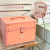 3CE化妆箱粉色蓝色藕粉色收纳盒旅行袋化妆包便携式女手提包周边