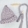 超粗冰岛毛线特粗编织毯子手工编织围巾，线粗毛线自制圣诞帽子diy