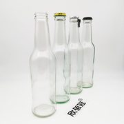 275ml鸡尾酒瓶锐澳型透明玻璃，饮料瓶汽水瓶米酒果酒玻璃瓶盖