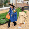 韩版女童大牌风衣2023秋装宝宝时尚中长款外套儿童休闲长袖潮