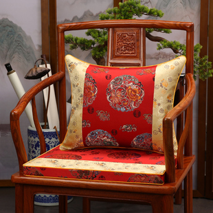 中式红木椅子坐垫古典实木家具太师椅圈椅官帽茶桌座椅垫乳胶棕垫