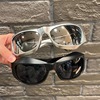 时尚Y2K街头嘻哈眼镜欧美潮流大框太阳镜男女户外骑行运动镜