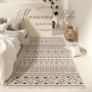 复古地毯卧室床边地垫子客厅，阳台摩洛哥阳台房间飘窗可机洗地垫