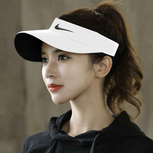 Nike耐克男女帽夏季网球帽户外遮阳帽女无顶帽鸭舌男士空顶帽