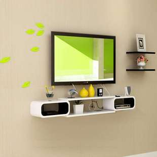 简约卧室电视柜挂墙 烤漆超薄简易电视柜小户型现代简约 壁挂墙柜