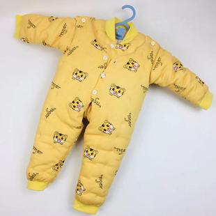 宝宝手工棉袄棉裤套装，冬季加厚保暖天然棉花，填充婴幼儿童外出棉服
