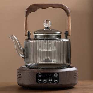兴梵煮茶器全自动煮茶壶一体喷淋式玻璃养生壶茶具电陶炉套装