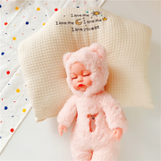 纯棉吸汗新生儿定型枕，0-1-2岁童枕防偏头，透气初生宝宝枕头四季用
