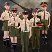 儿童军装演出服六一小海军，制服套装幼儿园，军训校服小警官合唱服