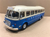 49路上海公交巴士143蓝色，斯柯达706rto汽车大巴，客车模型收藏摆件