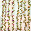 33头玫瑰仿真花藤装饰空调管道，遮挡假花藤条客厅缠绕塑料藤蔓吊顶