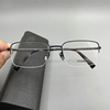超轻纯钛半框舒适质感大框近视眼镜架男磨砂光学眼镜框女ZS85018