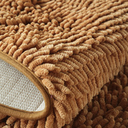 特密毛毛虫雪尼尔沙发垫，防滑现代简约欧式布艺，毛绒皮沙发坐垫四季