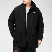 商场同款 阿迪达斯男式冬装外套 加绒保暖户外防风运动夹克H37917