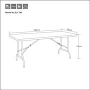 c183源头折叠桌椅，户外便携塑料桌易长方形，桌椅摆摊长条桌家