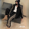 大码胖mm运动套装女2023秋季洋气时尚休闲卫衣两件套宽松显瘦减龄