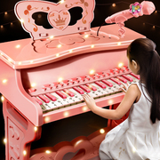 儿童钢琴玩具多功能电子琴带话筒初学女孩
