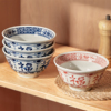 中式米饭碗家用2024福字餐具碗盘碗碟套装陶瓷吃饭碗盘子小碗