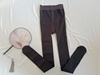 d35-22女式灰紫色打底裤，薄绒秋冬季节，南方紧身连裤袜加绒5度10度