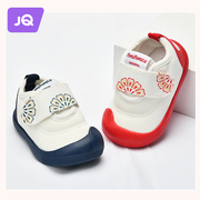 婧麒宝宝学步鞋春秋季男童0一1-3岁儿童机能鞋，防滑女婴儿软底鞋子