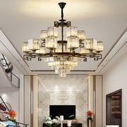 新中式吊灯家用水晶客厅灯中国风现代简约创意餐厅卧室别墅灯