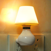 定制智能声控光控小夜灯自动感应卧室家用过道灯卫生间插电创意床