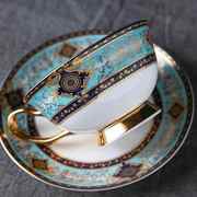 Lareey轻奢欧式骨瓷咖啡杯套装陶瓷水杯复古英式下午茶杯套装