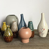 陶瓷创意摆件时尚迷你小花瓶工具筒花器，水培田园家居装饰品花插