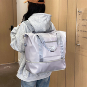 手提旅行包大容量女轻便待产包收纳袋短途行李袋防水双肩学生背包