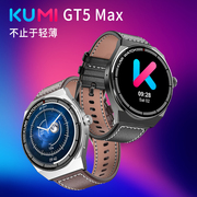kumi库觅gt5max智能手表通用可接打电话，多功能蓝牙watch测心率血氧血压运动手环防水适用华为苹果手机