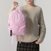 Jordan粉色双肩包可爱儿童包浅色户外包旅行包aj学生书包耐克背包