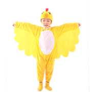 黄色小鸡cosplay可爱卡通，动物成人儿童舞台剧母鸡，舞蹈演出衣服装