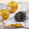 黑芝麻丸金色包装纸糖果锡箔纸铝箔锡纸包巧克力食品级药丸球专用